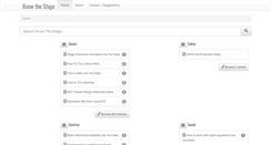 Desktop Screenshot of knowthestage.com